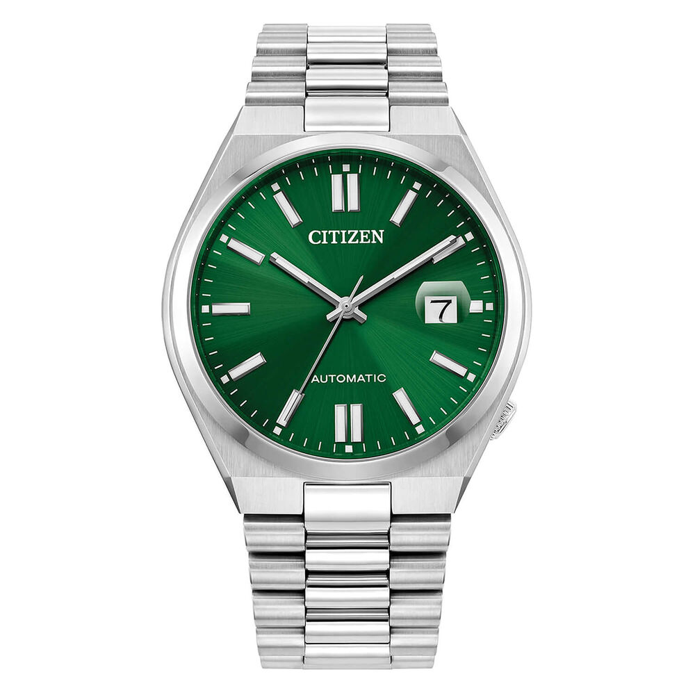 Citizen Tsuyosa 40mm Green Dial Steel Case Bracelet Watch