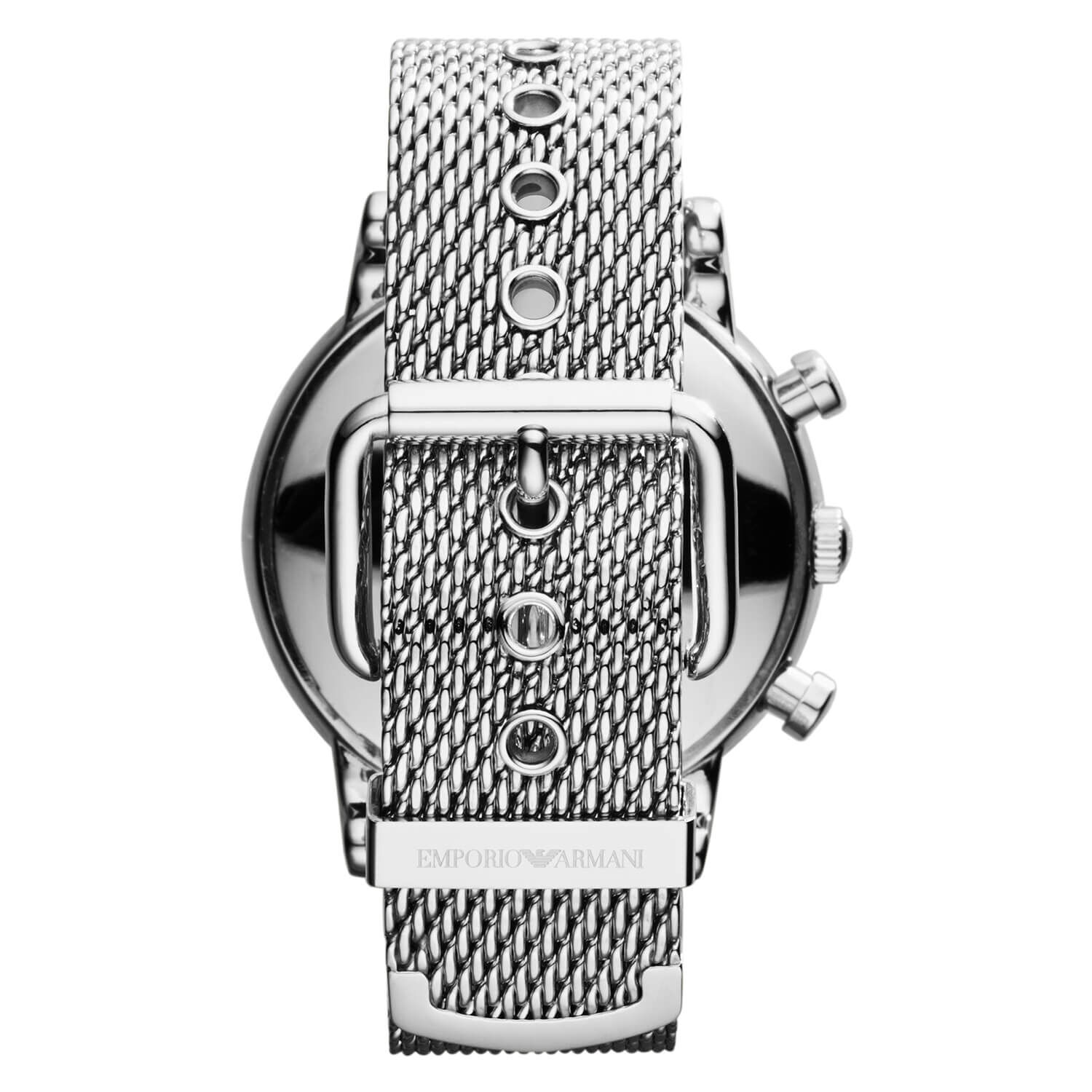 Emporio armani gts mesh chronograph men's watch clearance