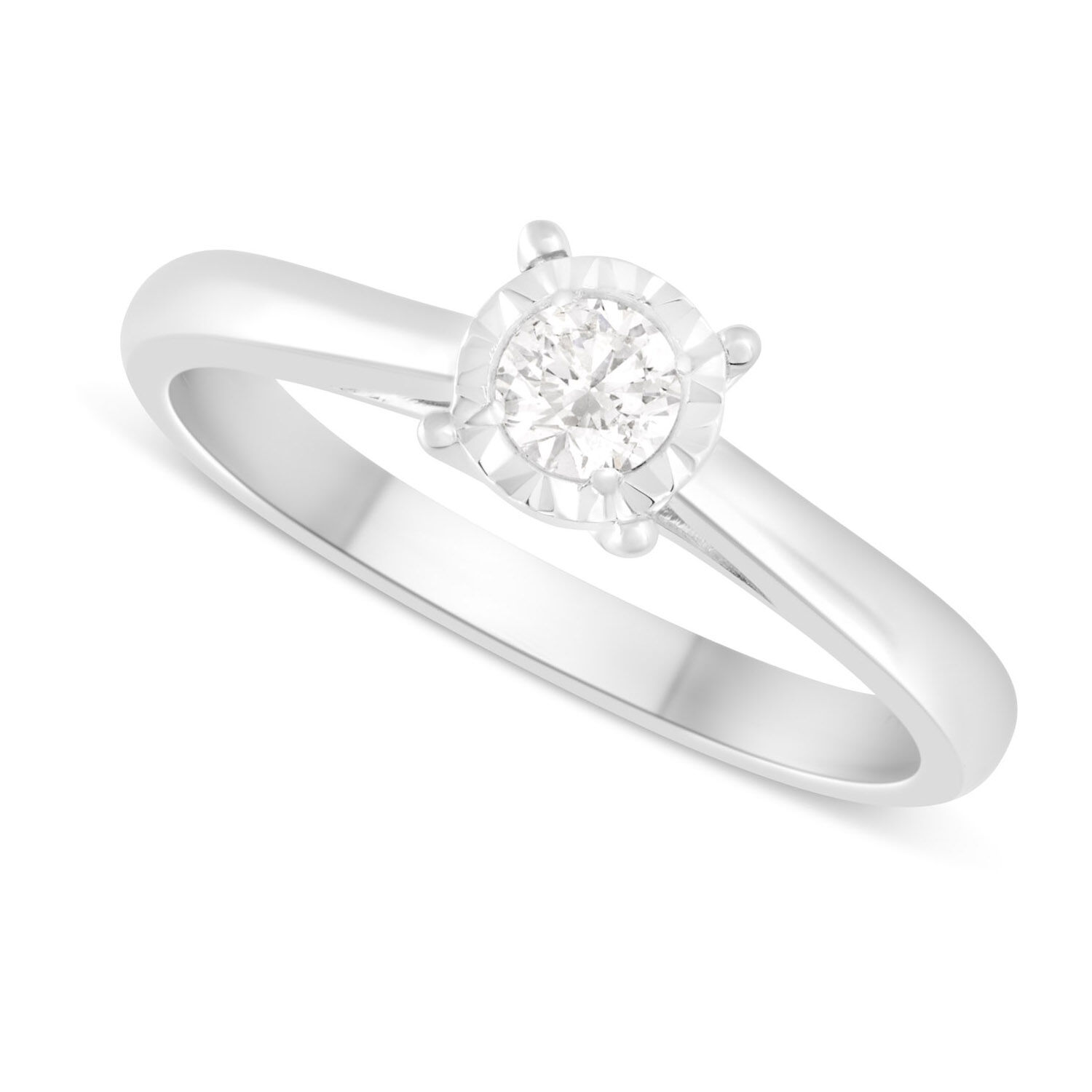 Illusion setting solitaire ring new arrivals