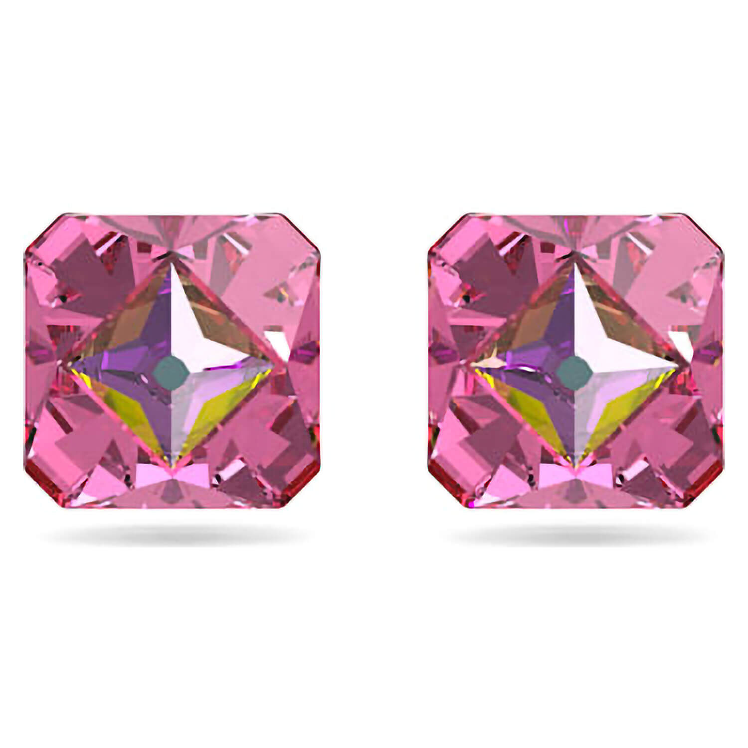 Swarovski pink sale stud earrings