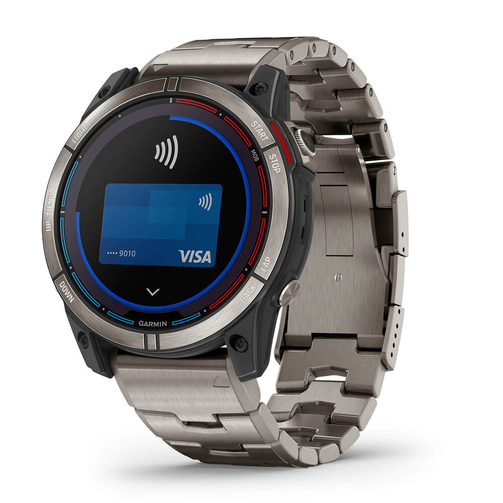 Garmin Quatix 7x Solar Edition Multi Function Bracelet Watch image number 2