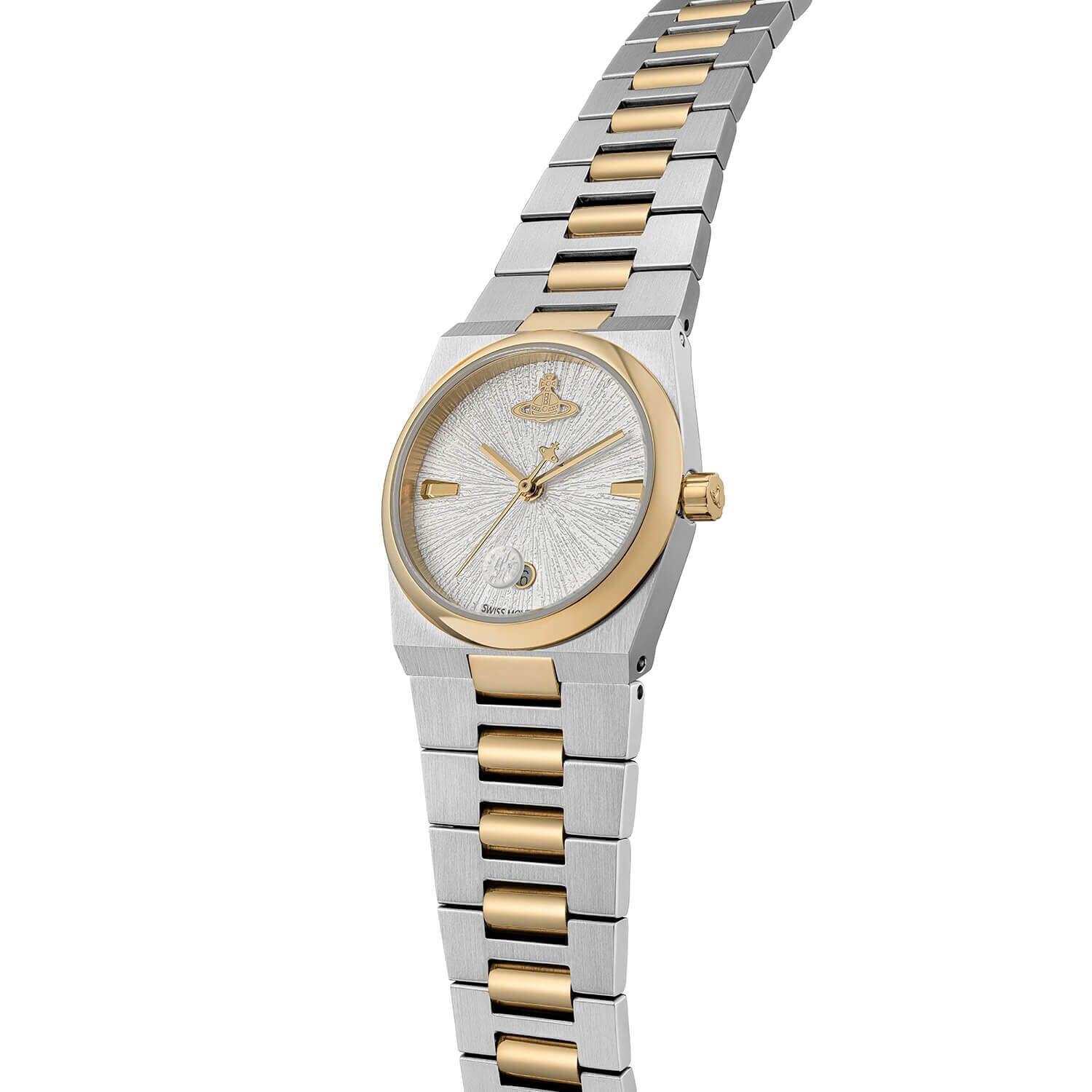 VW The Hoxton 28mm Silver Dial Two Tone Steel Bracelet Watch