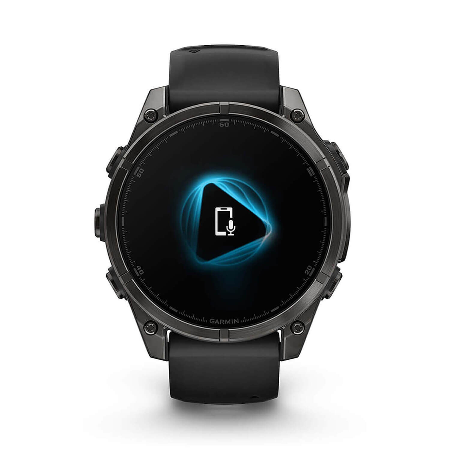 Garmin fenix® 8 AMOLED 47mm Black Pebble Grey Silicon