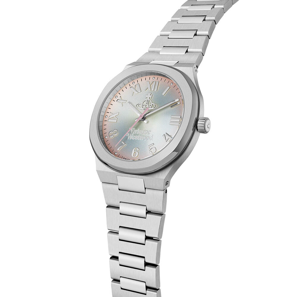 Vivienne Westwood Merton 38mm Multi Coloured Dial Steel Bracelet Watch image number 1