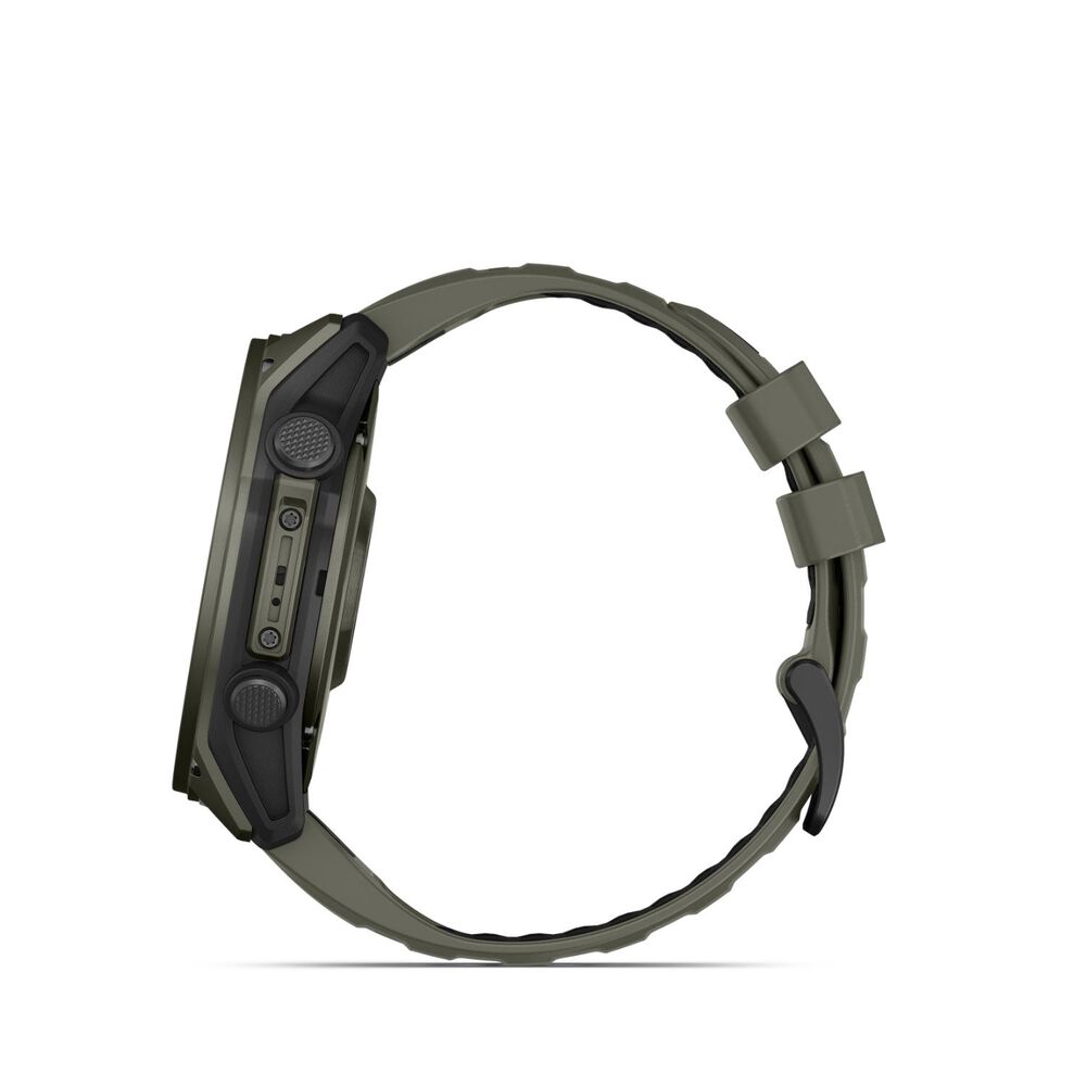 Garmin tactix 8 AMOLED Cerakote 51mm Olive Green Silicone Strap Watch image number 6