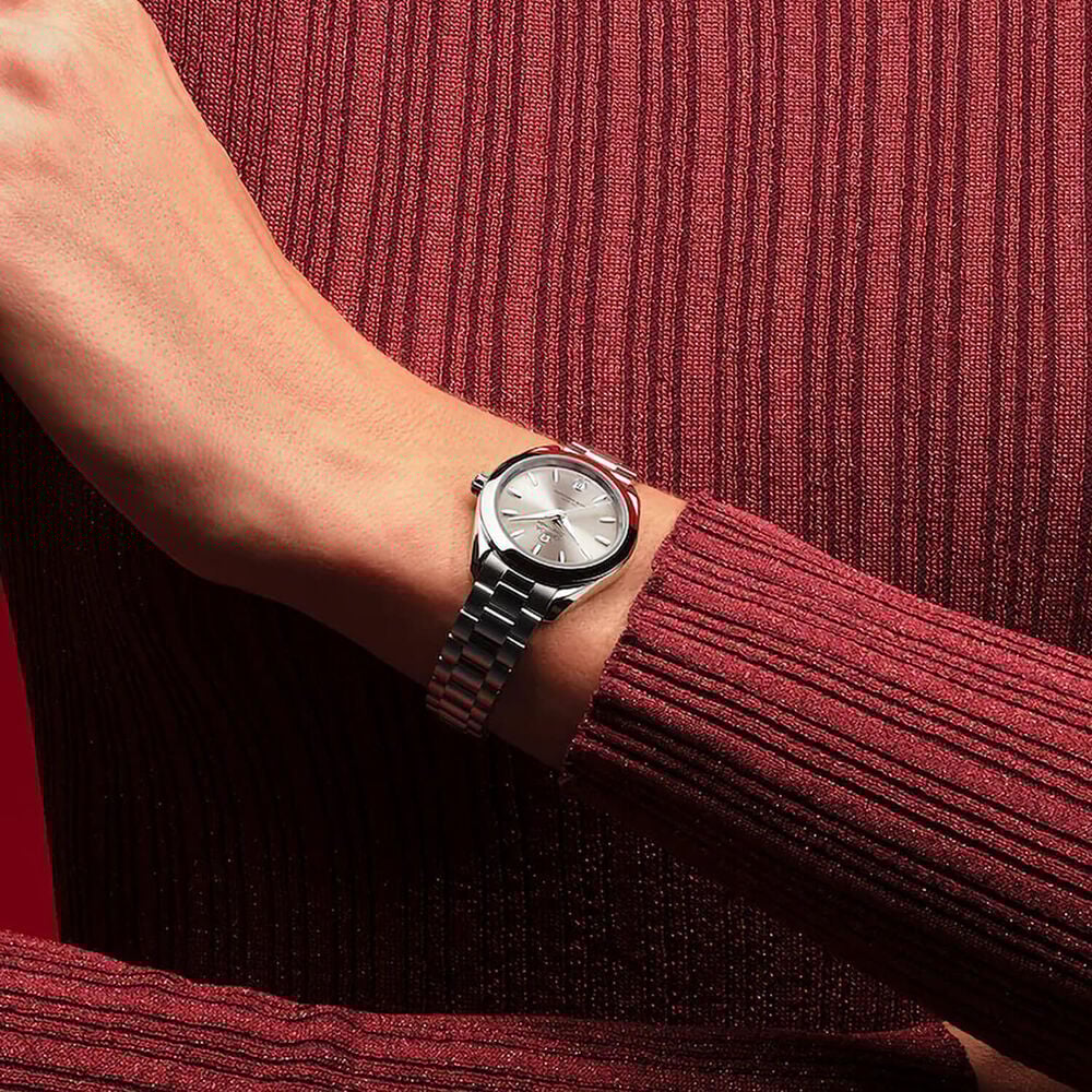 OMEGA Seamaster Aqua Terra 150M 30mm Sandstone Dial Steel Bracelet Watch image number 5