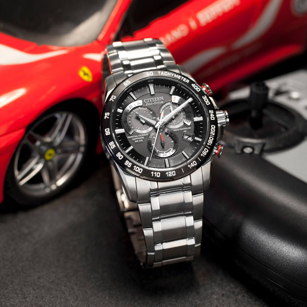 Citizen Eco-Drive Perpetual Calendar Steel 42mm Men's Watch image number 2
