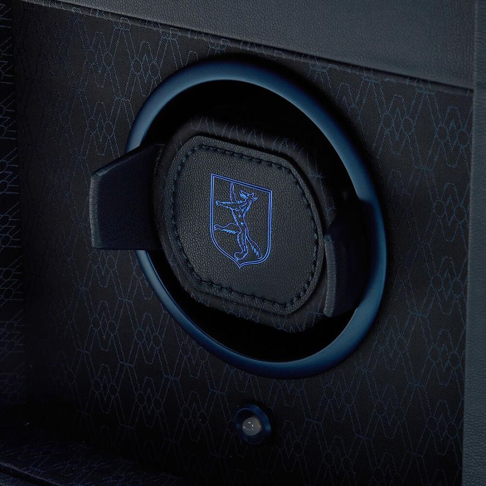 WOLF Earth Double Watch Winder Midnight Blue