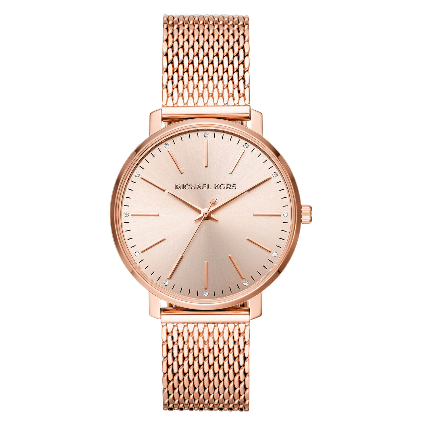 Michale kors rose gold hot sale watch