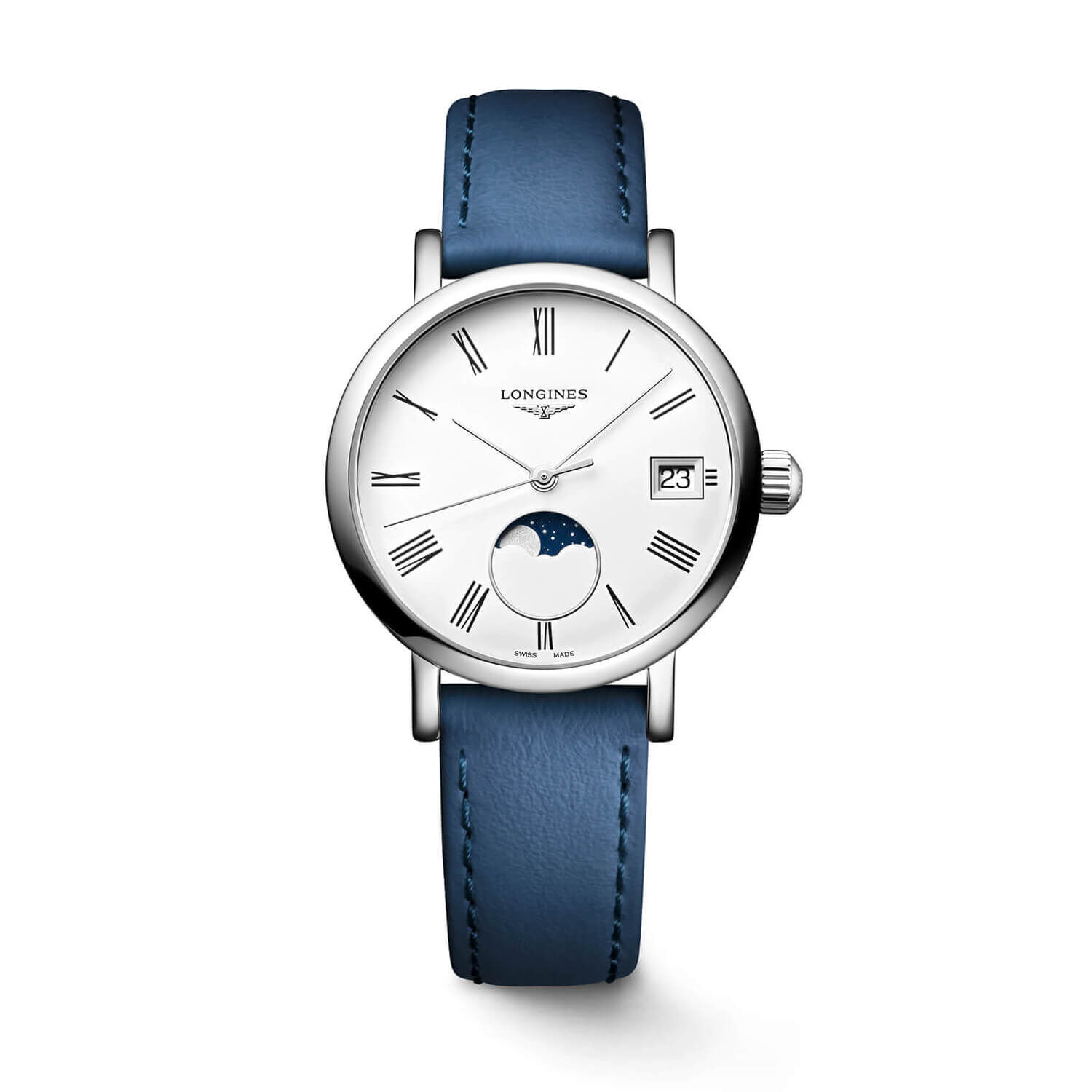 Longines leather strap women's watch top