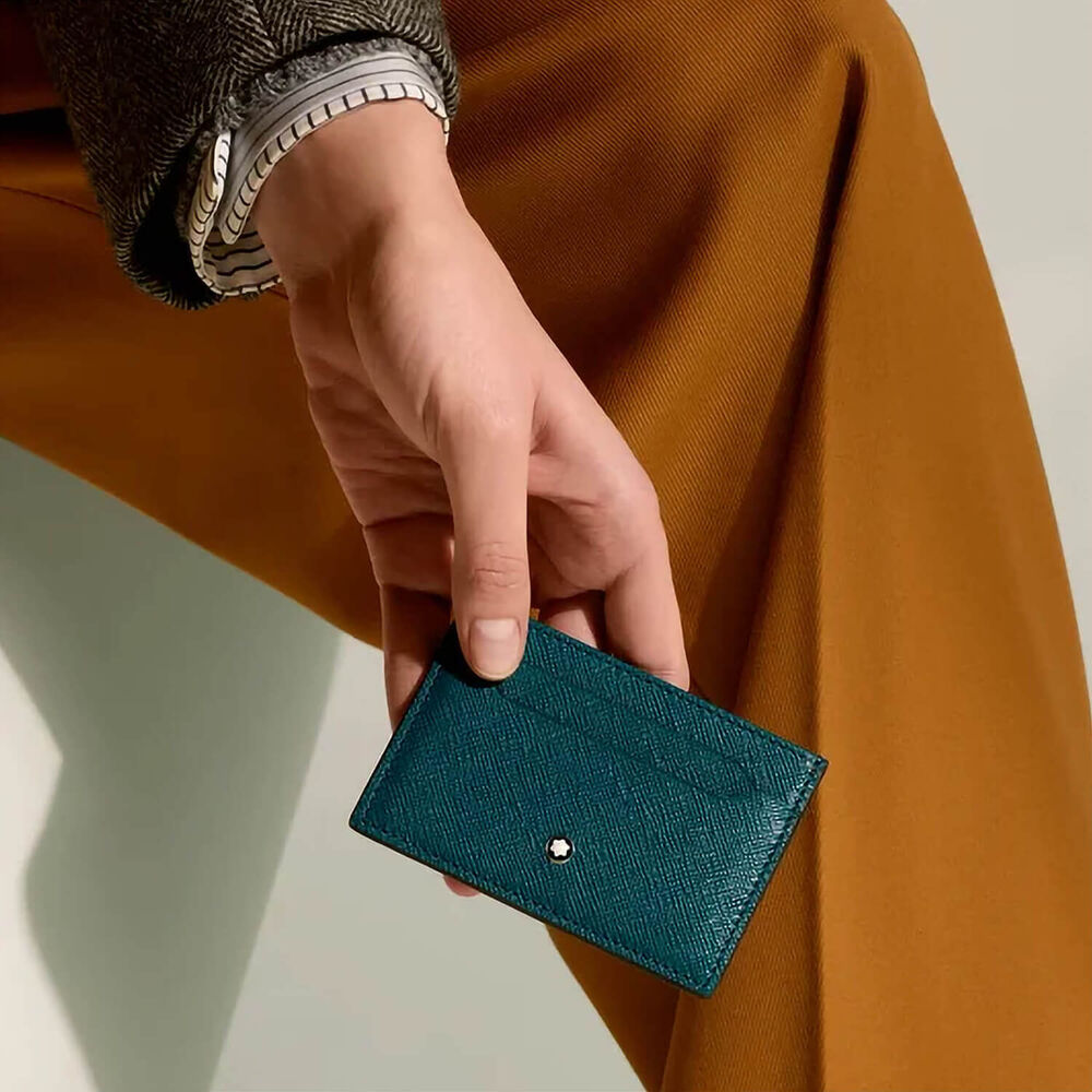Montblanc Meisterstück Sartorial Cyprus Blue 5 Credit Cards Holder image number 3