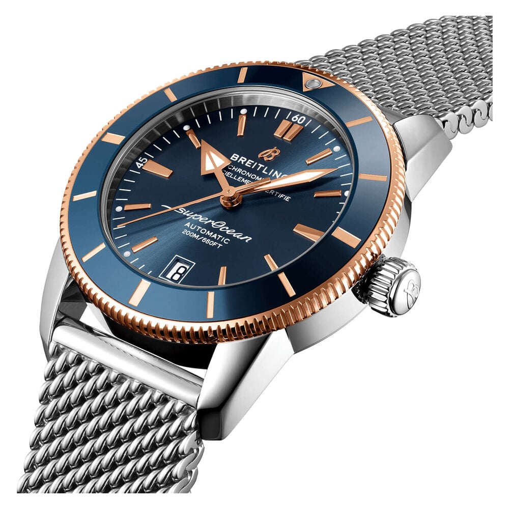 Breitling Superocean Heritage 42mm Blue Detail Steel Case Watch