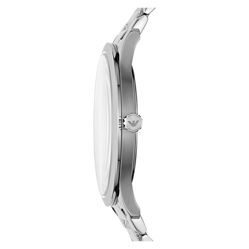 Emporio Armani Blue Dial & Stainless Steel 44mm Watch image number 1