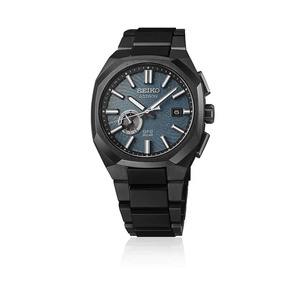 Seiko Astron GPS Solar &lsquo;Spiral Galaxy&rsquo; Limited Edition 41.2mm Titanium Case & Bracelet Watch