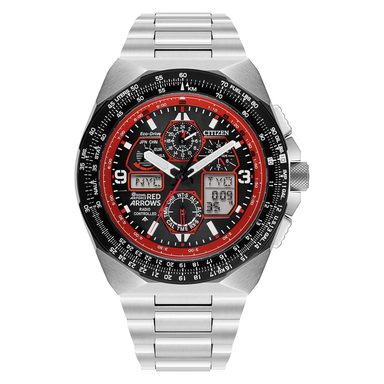 Citizen Eco DriveLimited Edition Red Arrows Black Dial Watch