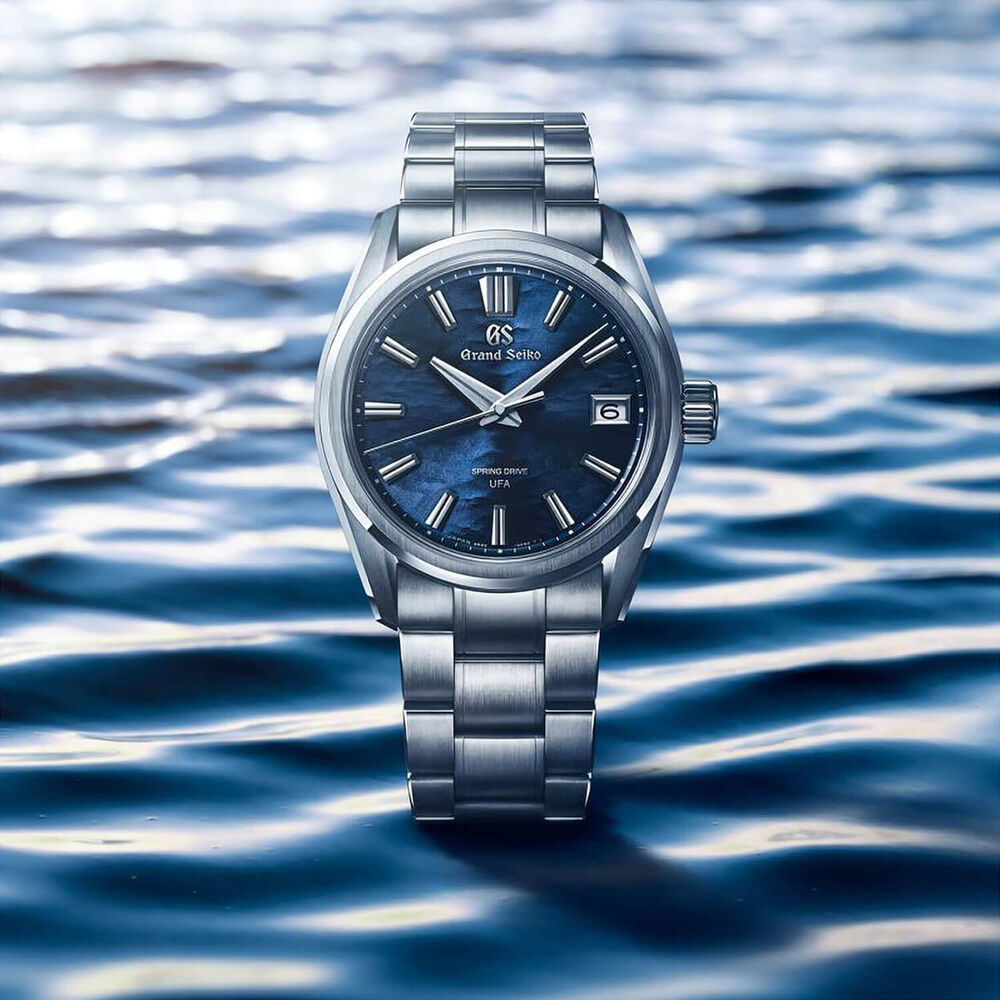 Grand Seiko Evolution 9 'Lake Suwa Summer Sun' Spring Drive UFA 40mm Steel Bracelet Watch