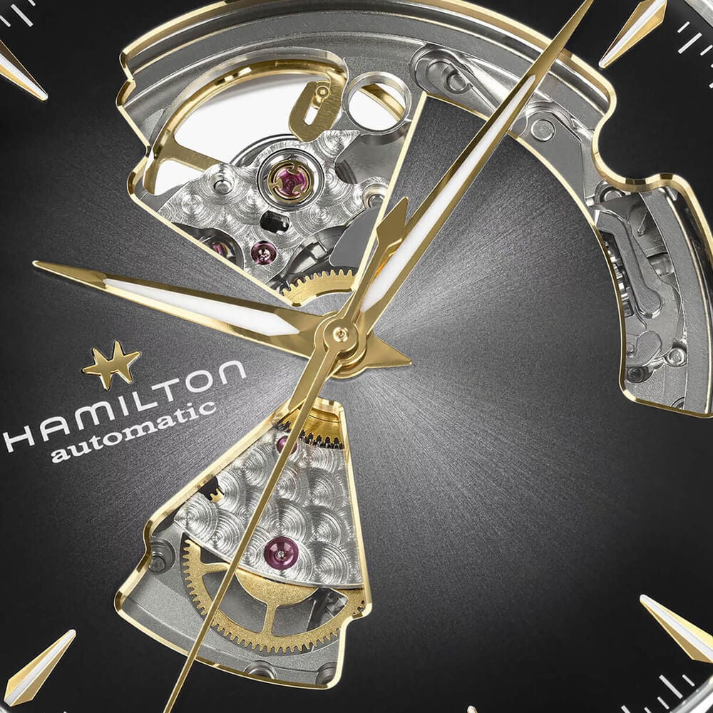 Hamilton Jazzmaster Open Heart 40mm Sunray Silver Dial Stainless Steel Bracelet Watch