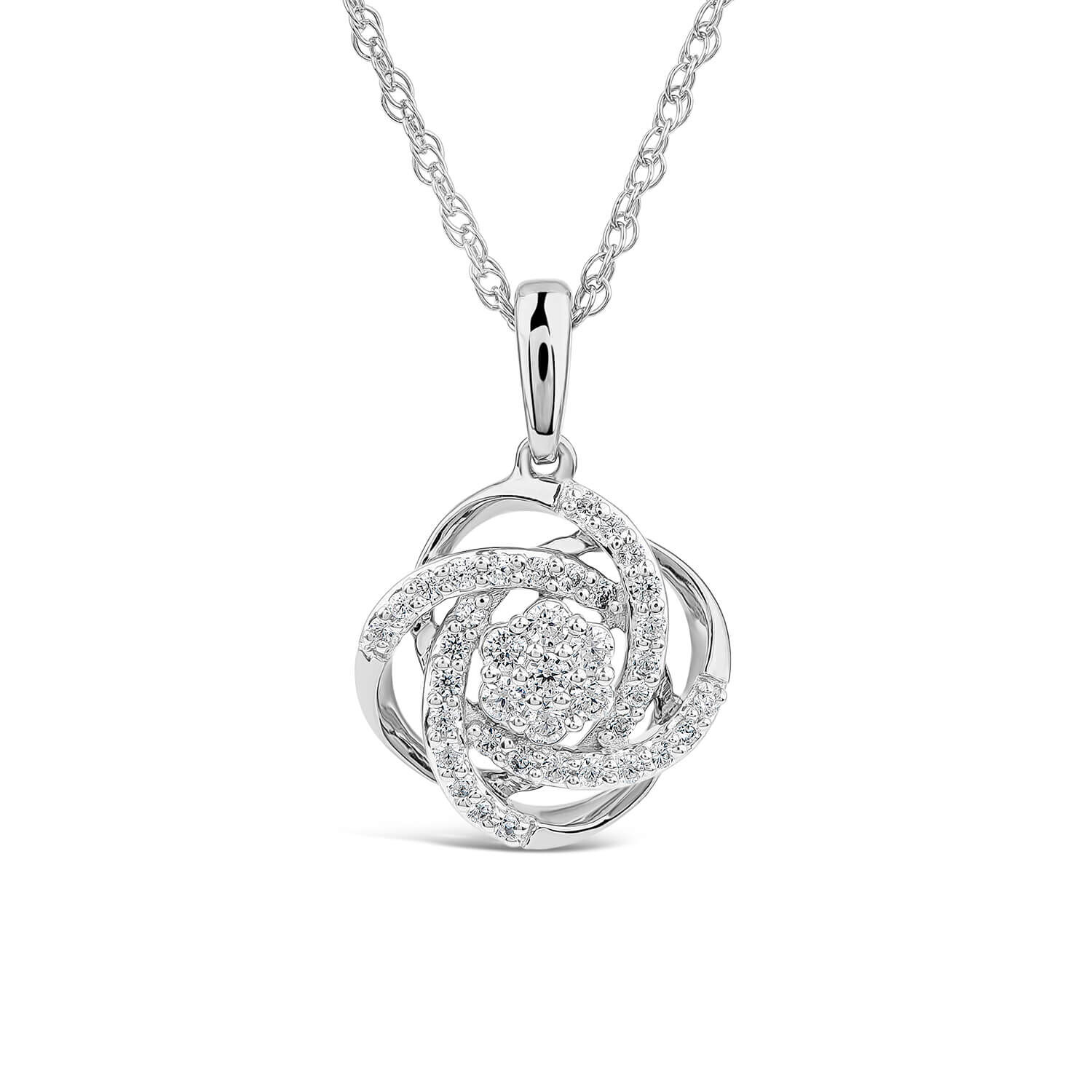 Tiffany T diamond pendant in 18k white gold with a baguette diamond. |  Tiffany & Co. Singapore