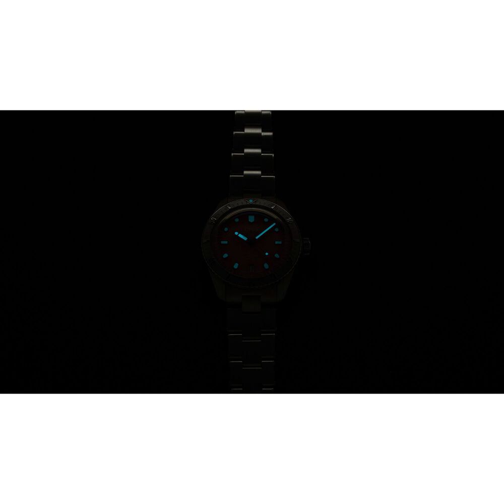 Divers Sixty-Five ‘Cotton Candy’ 38mm Pink Dial Steel Bracelet Watch image number 8