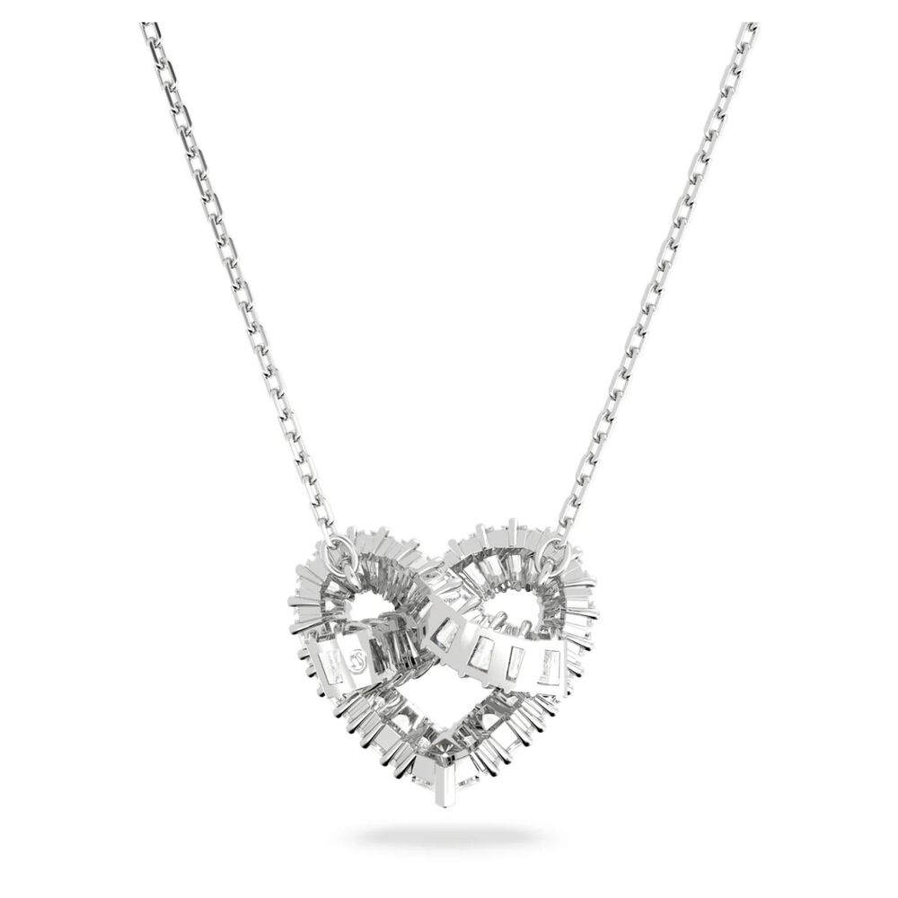Swarovski Matrix Woven Heart Necklace image number 3