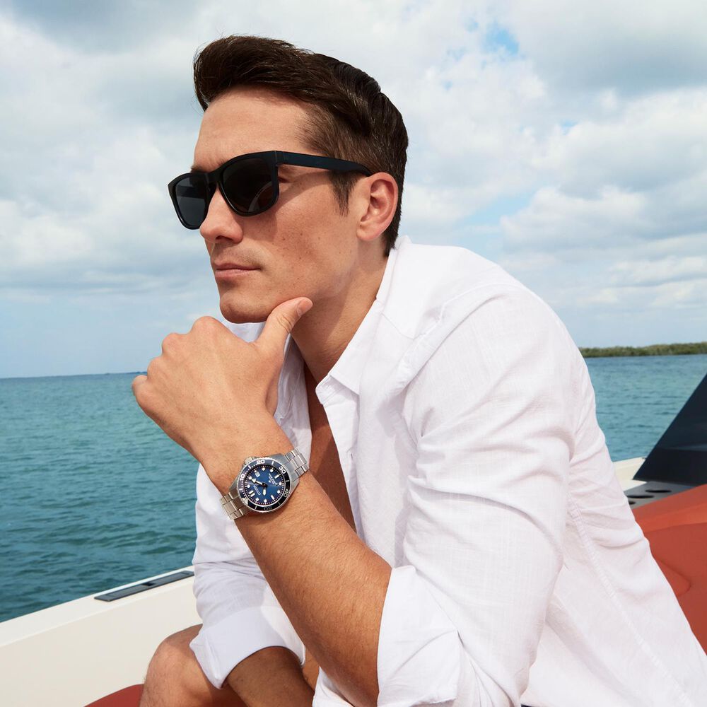 Citizen Promaster Diver 44mm Blue Dial Stainless Steel Bracelet Watch image number 6