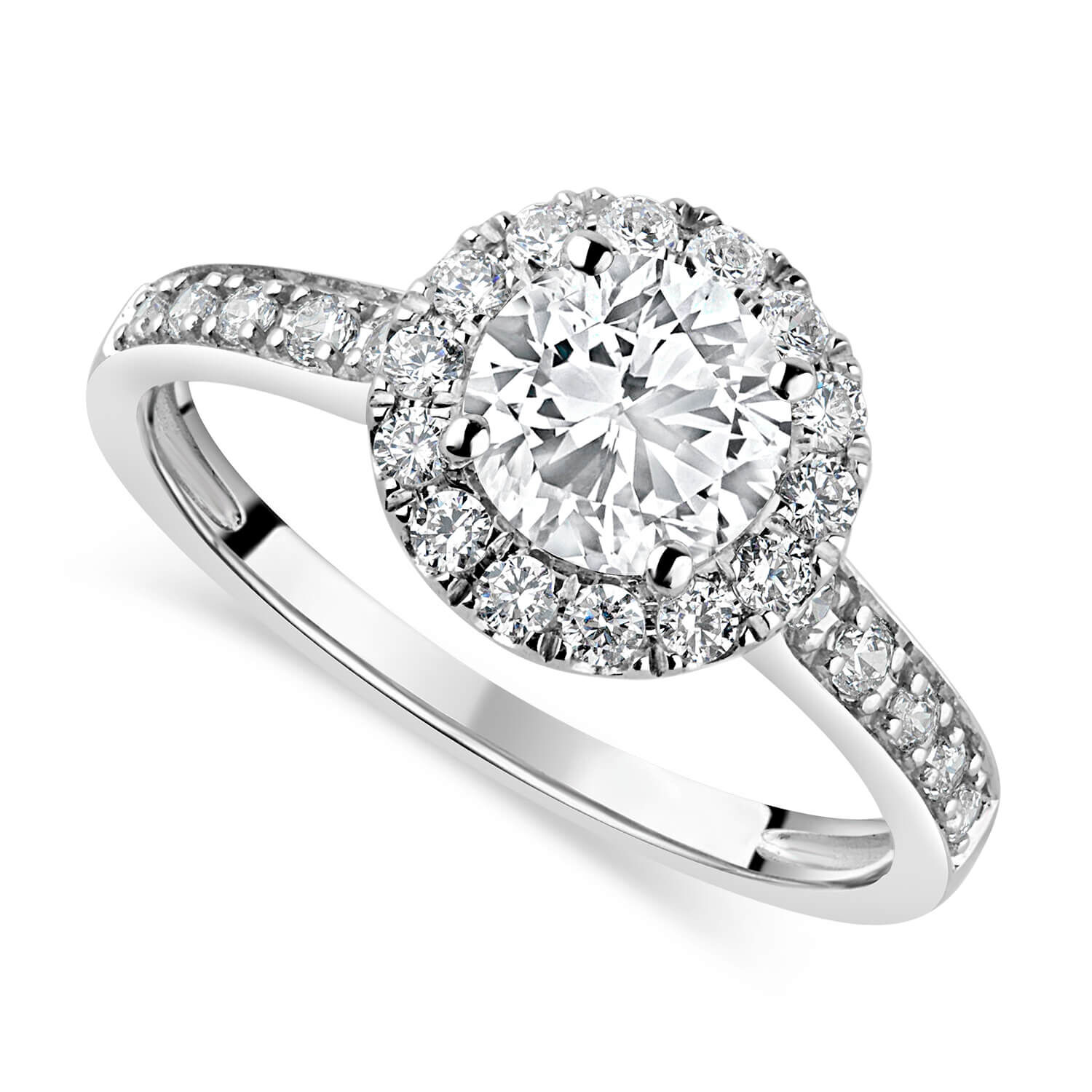White gold zirconia ring online