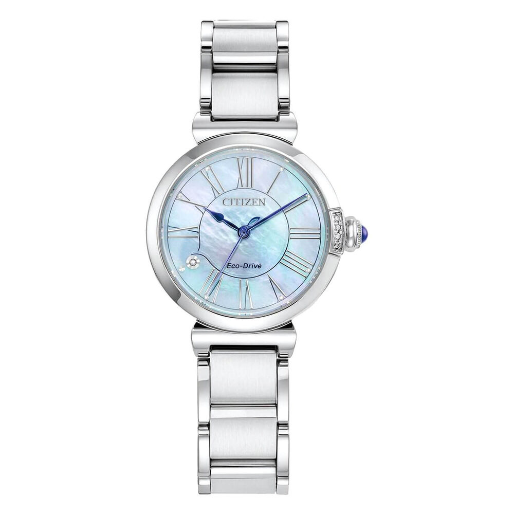 Citizen L Mae 29.5mm Pearlised Dial Steel Case Bracelet Watch image number 0