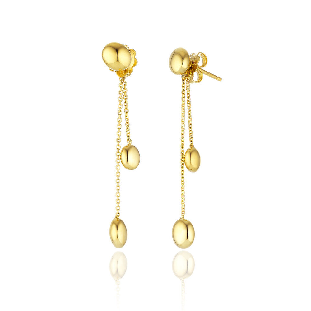 Chimento 18ct Yellow Gold Armillas Collection Acqua Drops Earrings image number 0