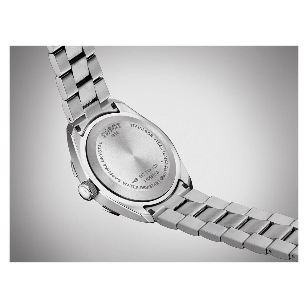 Tissot PR100 Sport 42mm Blue Dial Steel Case Bracelet Watch image number 4