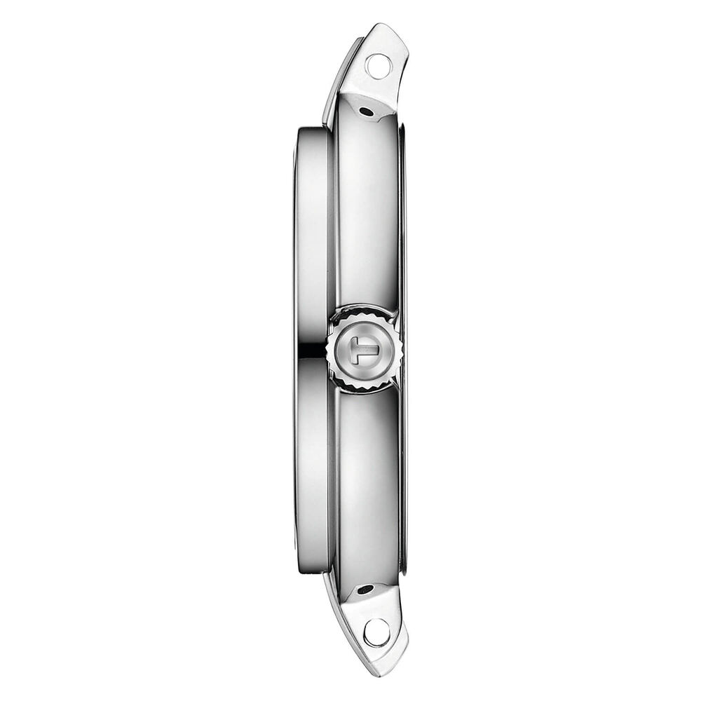Tissot T-Lady Flamingo 30mm MOP Dial Diamond Dots Steel Bracelet Watch image number 2