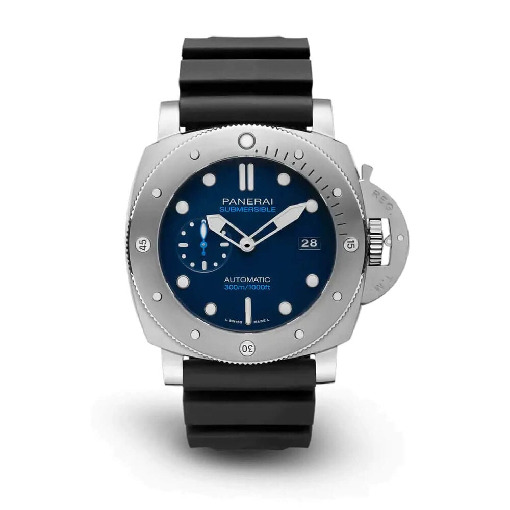 Panerai Submersible 47mm BMG-TECH™ Blue Dial Black Strap Watch