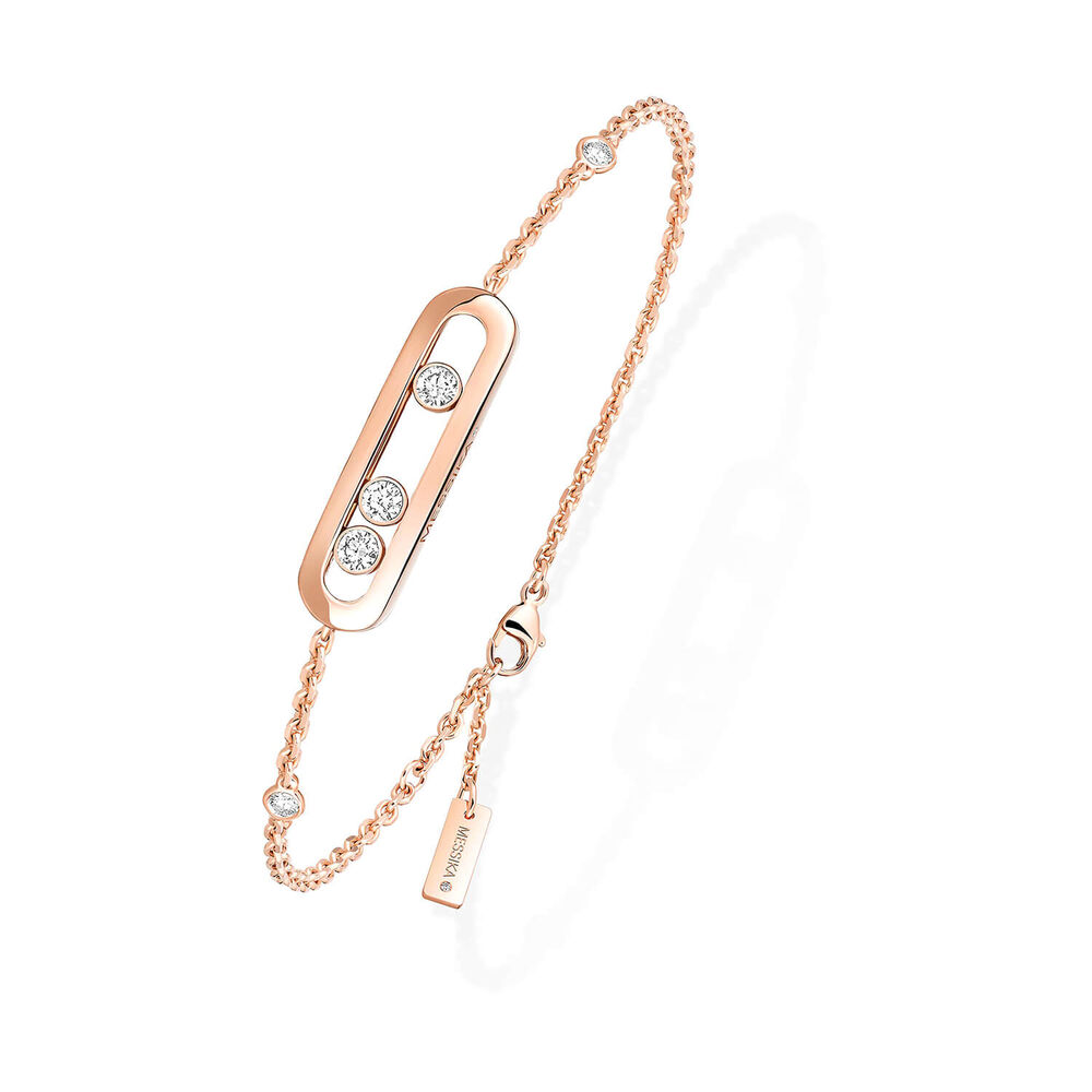 Messika Baby Move 0.10ct Diamond Rose Gold Bracelet image number 0