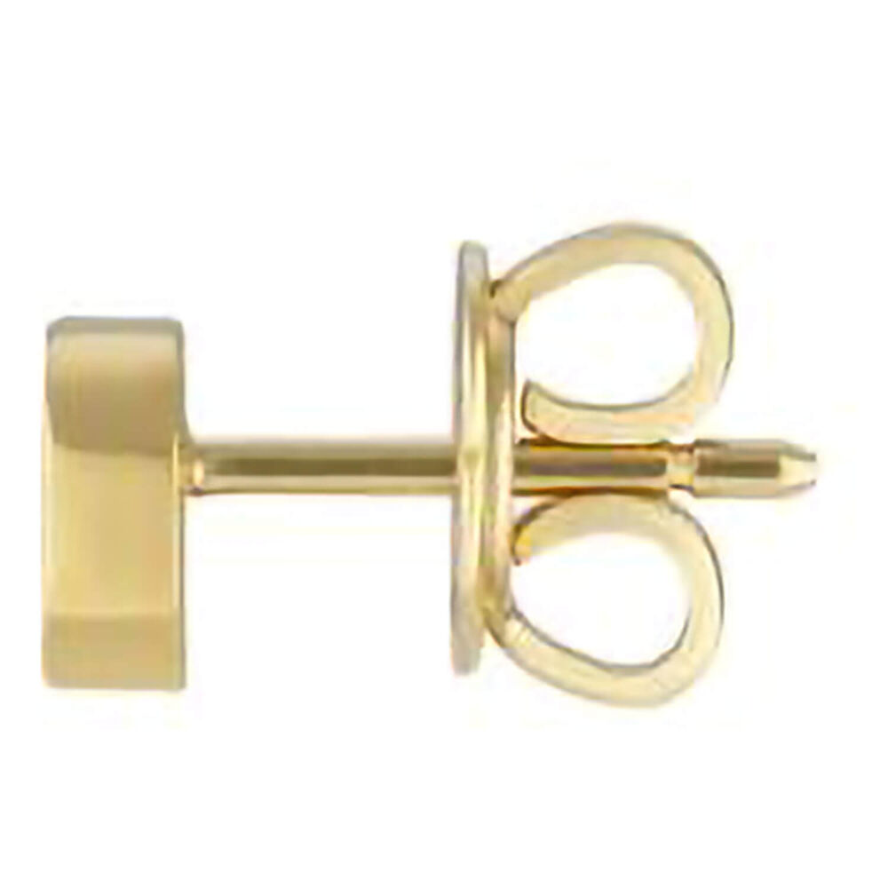 Gucci Interlocking 18ct Yellow Gold Stud Earrings image number 1