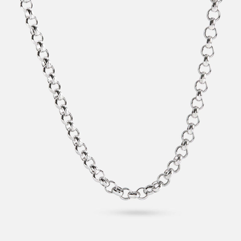Sterling Silver Belcher Chain Necklet