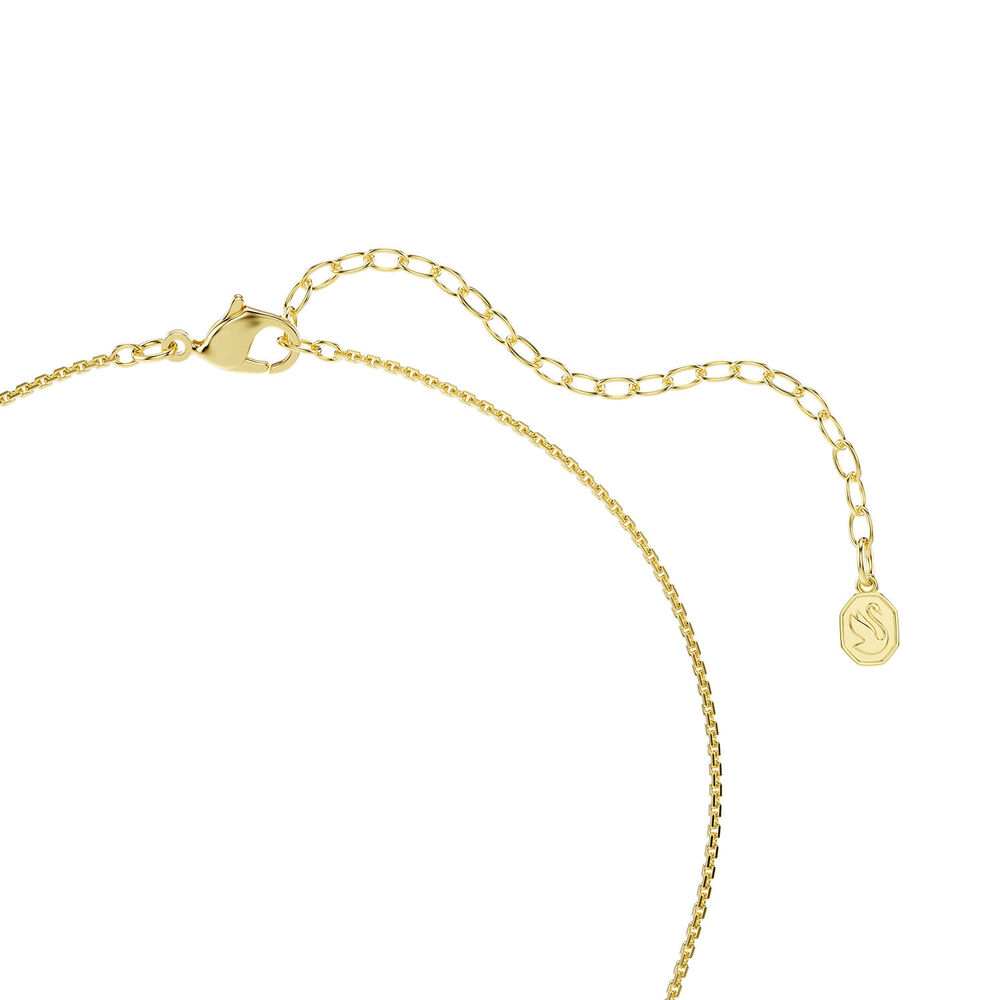 Swarovski Hyperbola Crystals & Cubic Zirconia 18ct Yellow Gold Finished Pendant