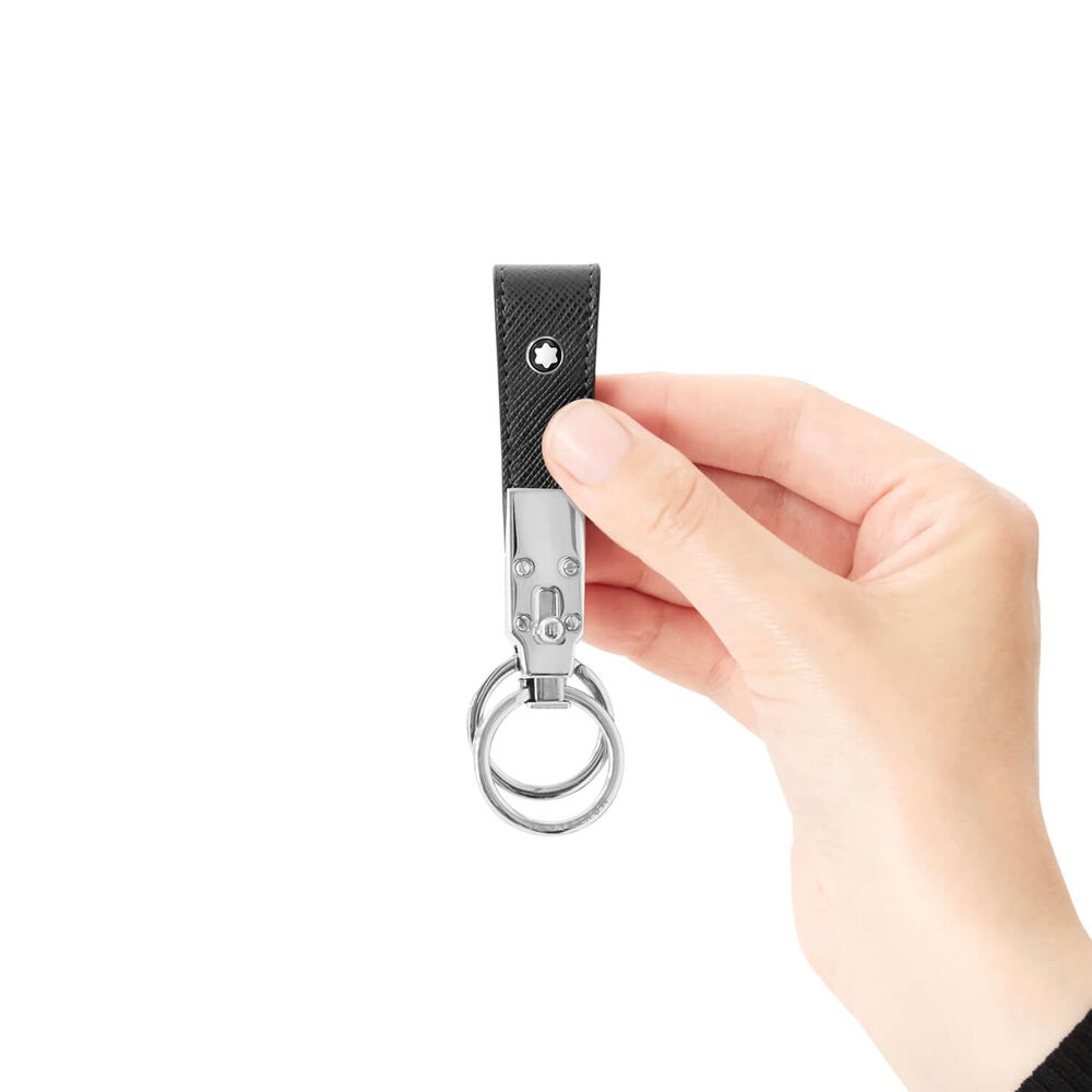Montblanc Sartorial Black Loop Key Fob image number 1