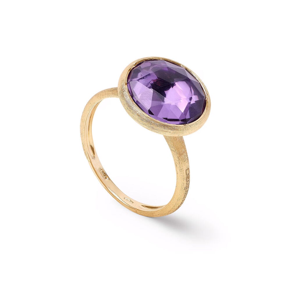 Marco Bicego 18ct Yellow Gold Stackable Amethyst Ring image number 0
