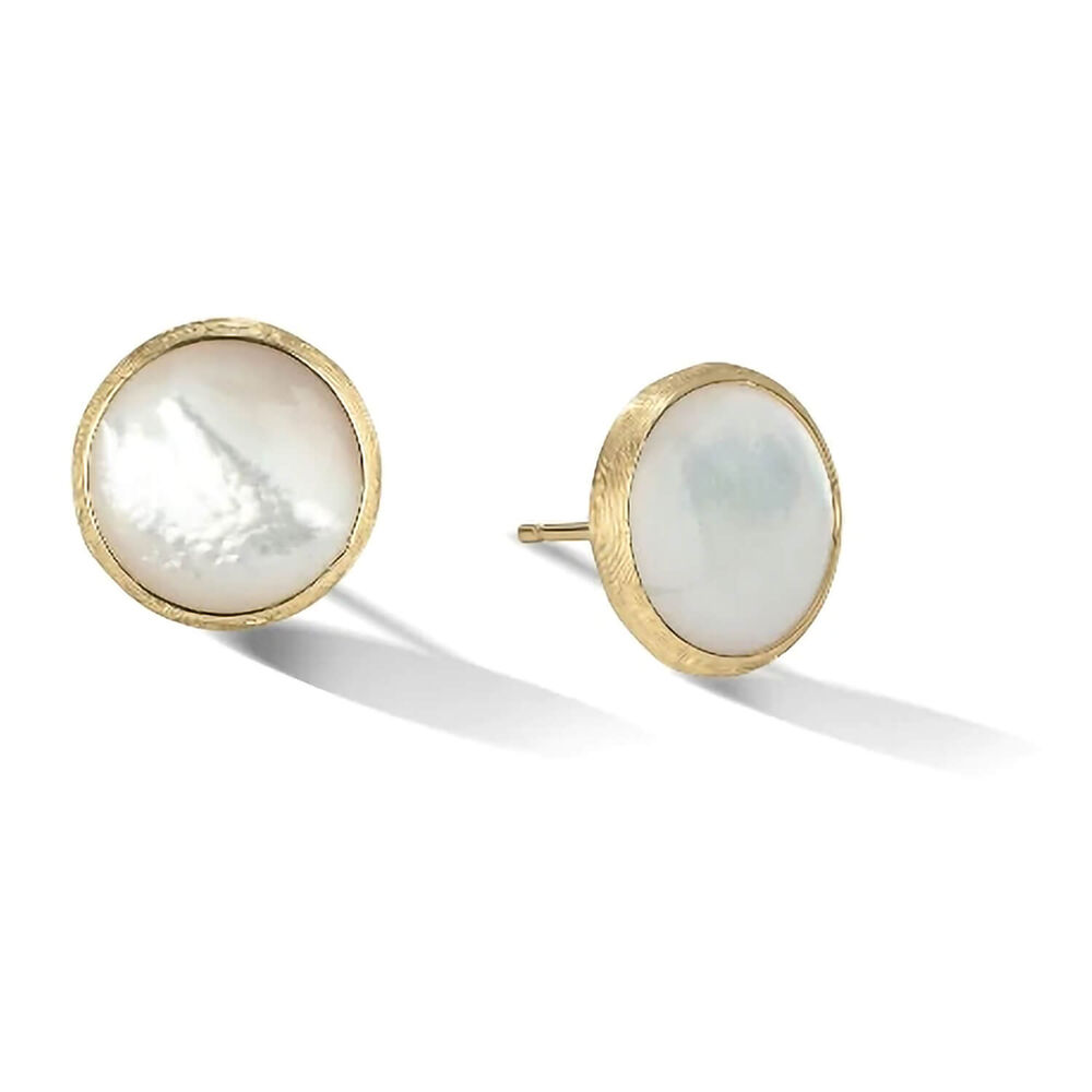 Marco Bicego 18ct Jaipur Mother of Pearl Stud Earrings image number 0