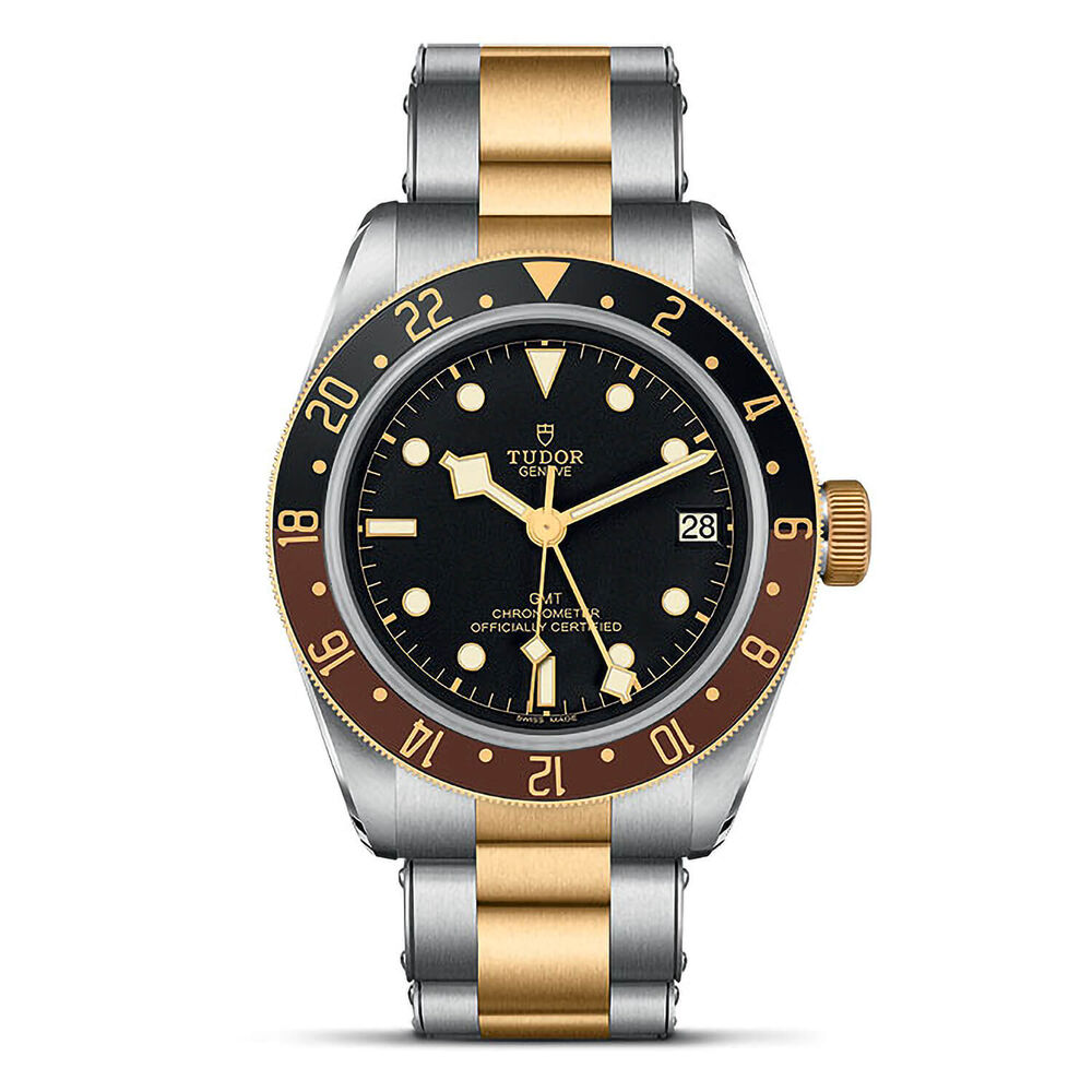 Tudor Black Bay GMT 41mm Automatic Steel Case Black Dial PVD Bracelet Watch image number 0