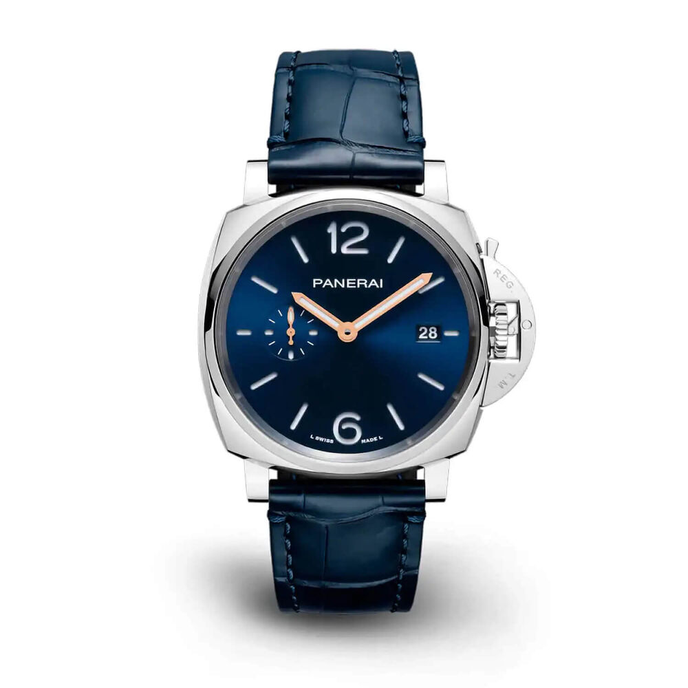 Panerai Luminor Due 42mm Blue Dial Strap Watch