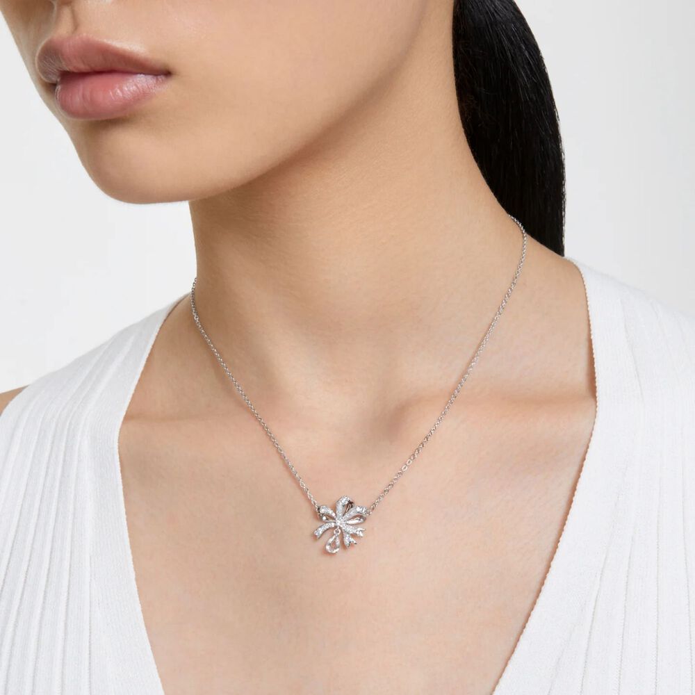 Swarovski Volta Bow Small Necklace image number 4