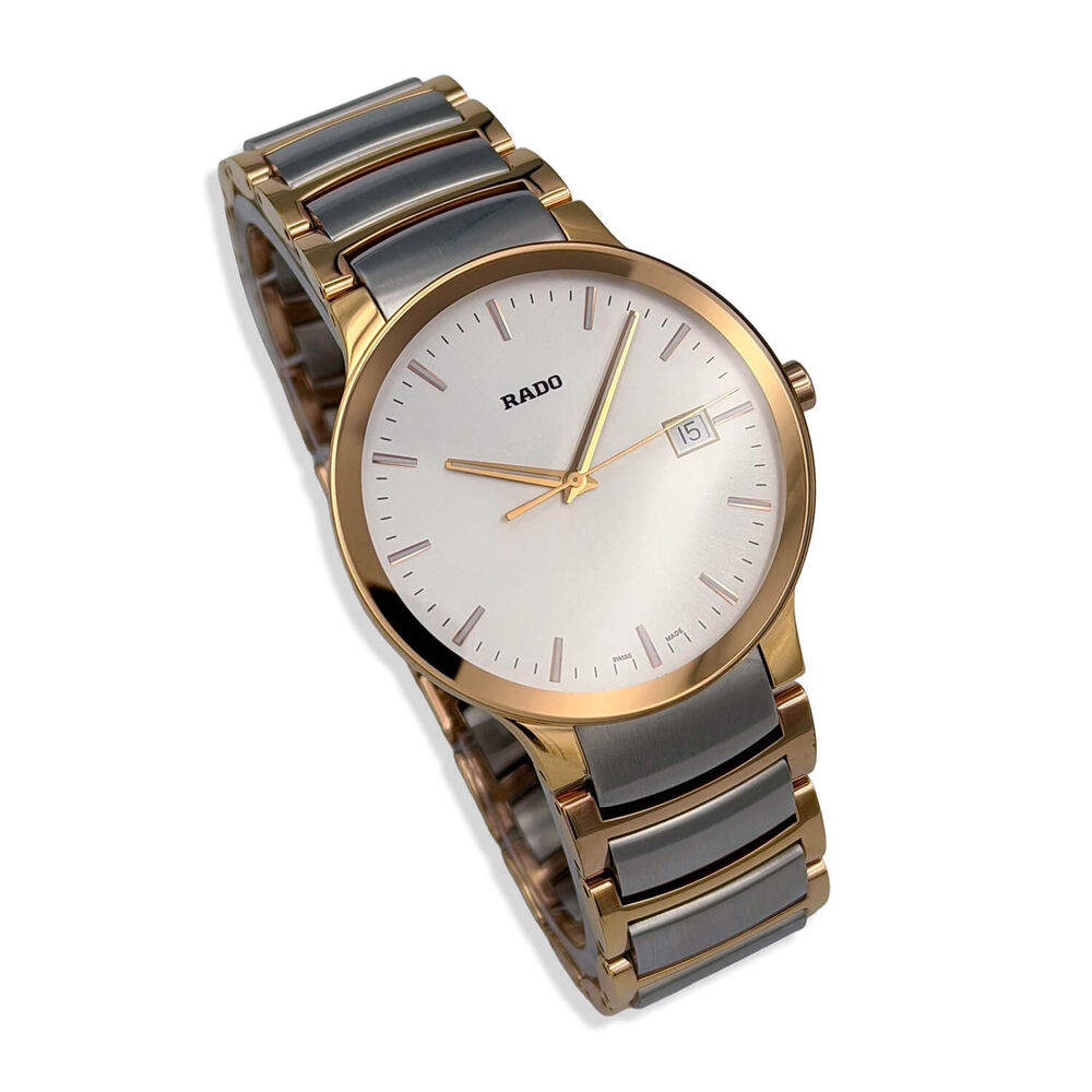 Pre-Owned Rado Hyperchrome 36mm White Dial Ceramic Bracelet Watch
