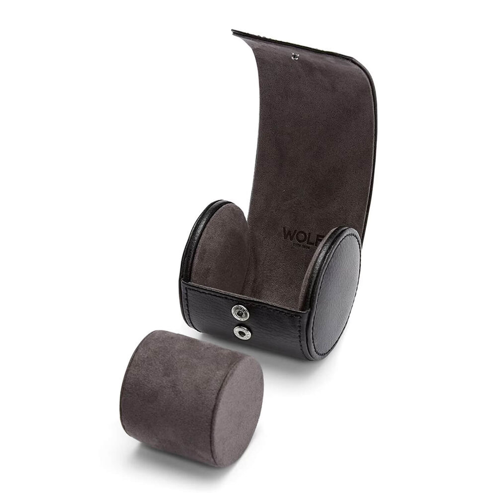 WOLF British Racing Green Single Watch Roll