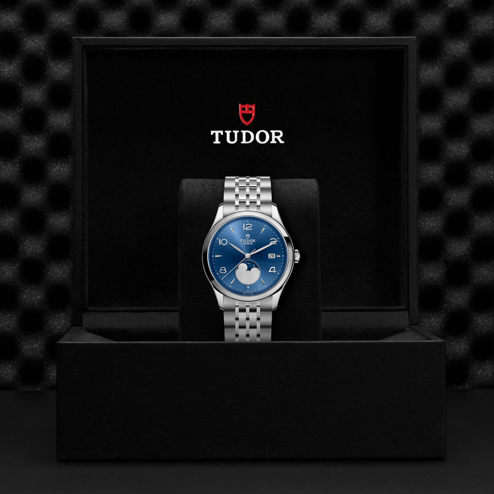 TUDOR 1926 Luna 39mm Blue Dial Steel Bracelet Watch image number 4