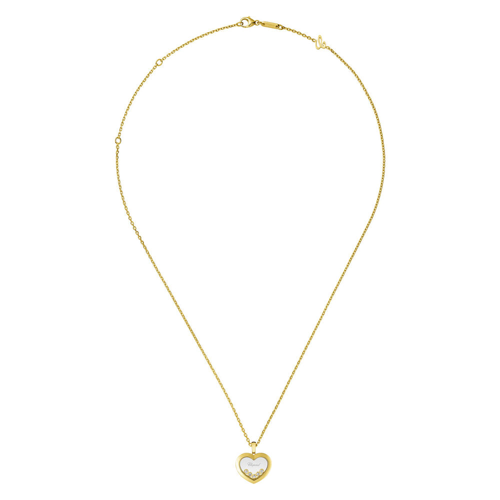 Chopard Happy Diamonds Icons Heart 18ct Yellow Gold 0.25ct Diamond Necklace image number 2