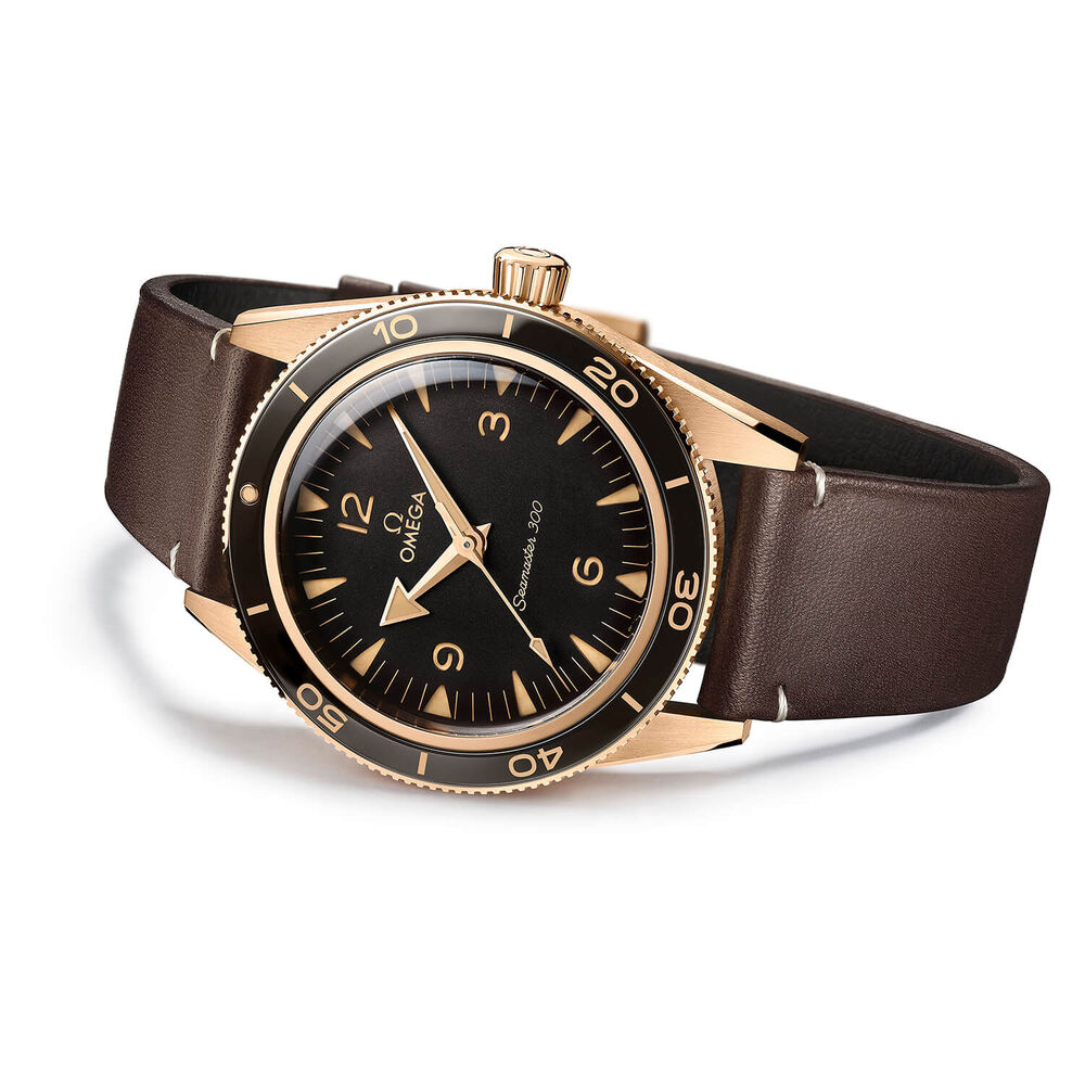 OMEGA Seamaster 300 Co-Axial Master Chronometer 41mm Dial Bronze Case Watch image number 2