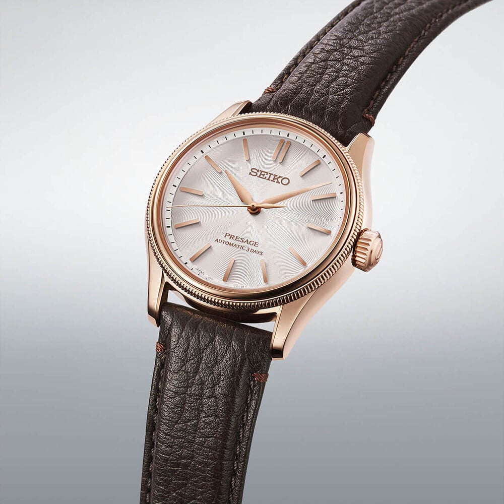 Seiko Presage Classic Series x Tomioka Silk Promotion Organisation White Shiro-neri Watch