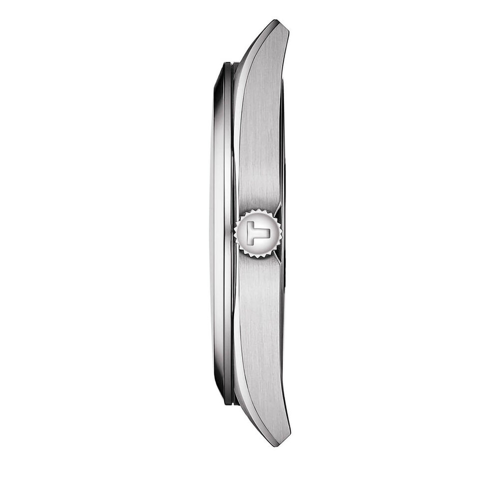 Tissot Gentleman 40mm Blue Dial Steel Case Bracelet Watch image number 3