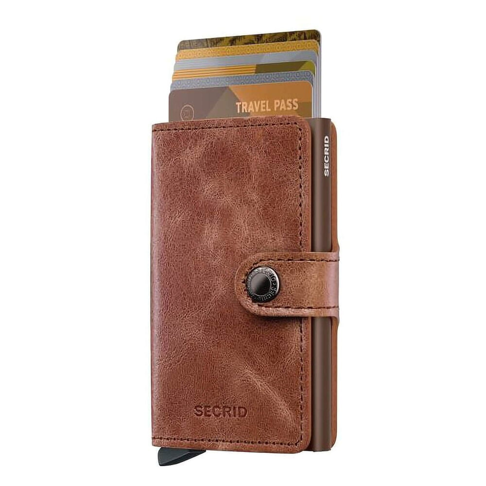 Secrid Vintage Cognac Brown Miniwallet image number 1