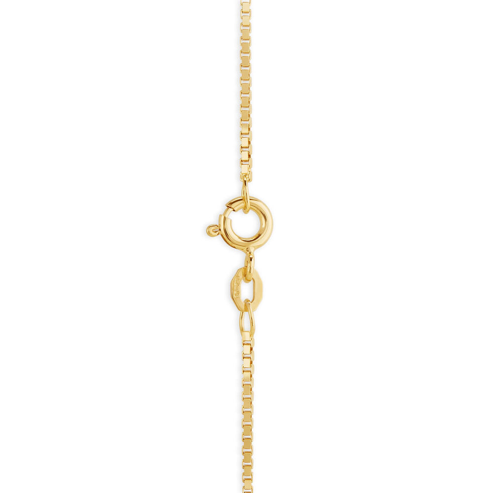 9ct Yellow Gold Venetian Box 18' Chain Necklace image number 1